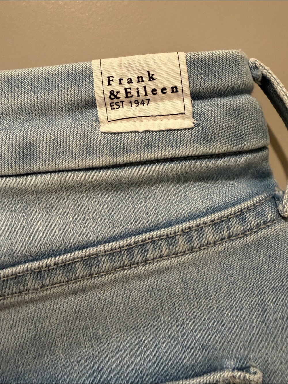Frank & Eileen Light Blue Wide Leg Jeans - Picture 3 of 6